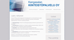 Desktop Screenshot of kangasalankiinteistopalvelu.fi